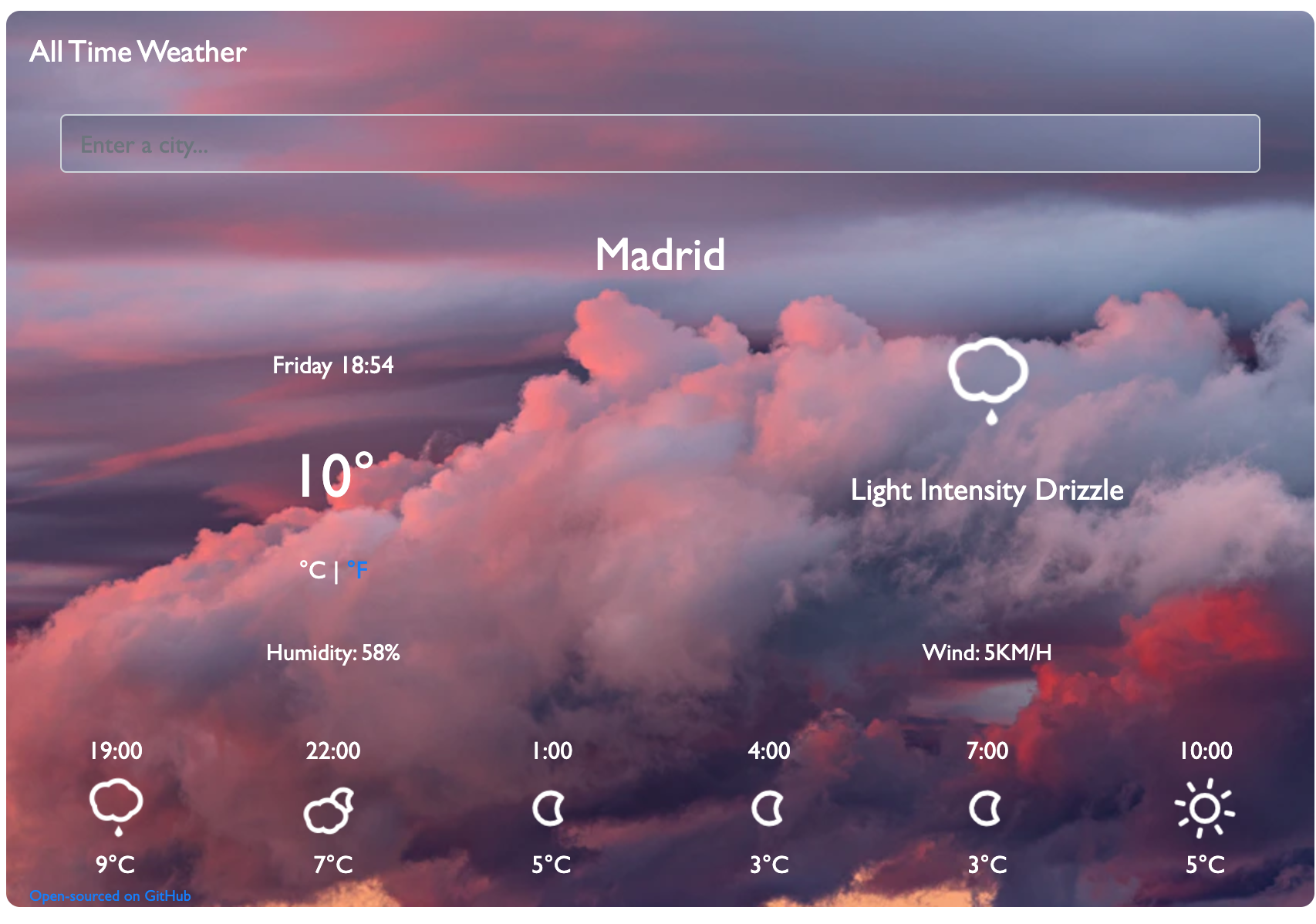 Weather React Project